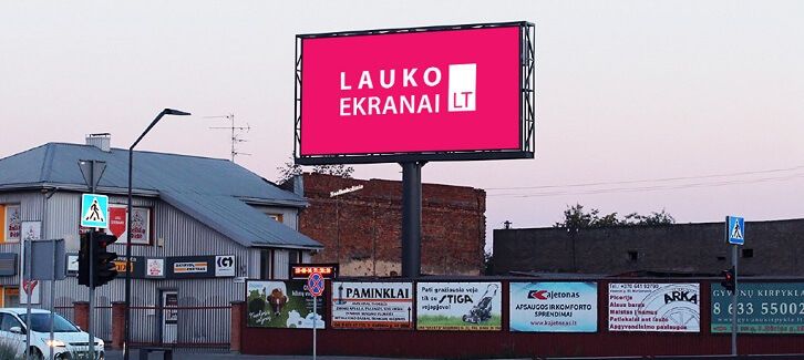 Lauko media ekranas „Marijampolė“, Marijampolėje