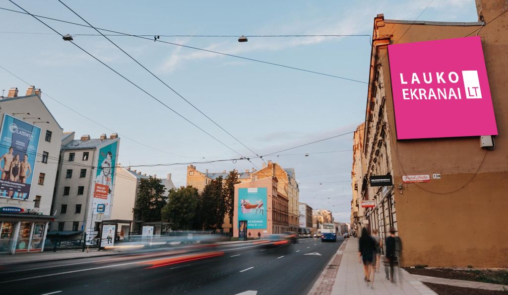 Lauko media ekranas "BRIVIBAS / TALLINAS", Rygoje