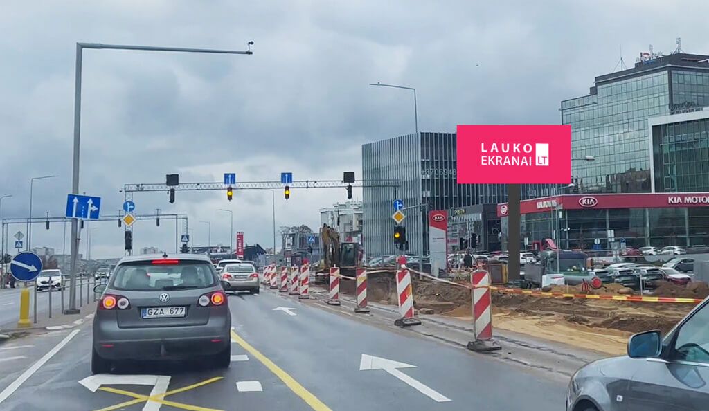 Lauko ekranas "UKMERGĖS", Vilniuje