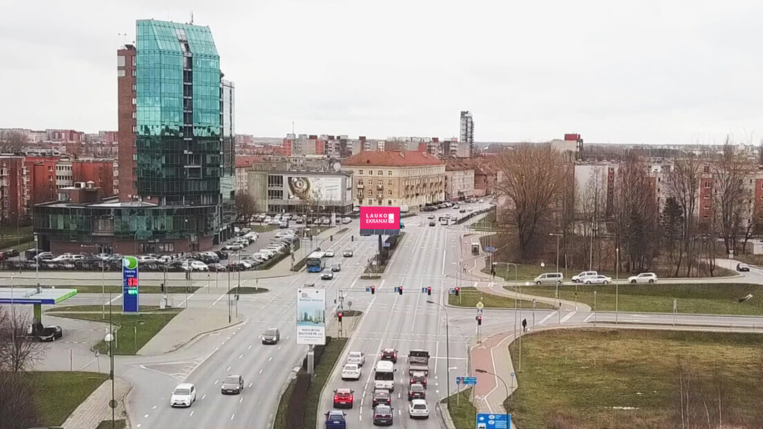 LAUKO MEDIA EKRANAS - „Baltijos prospektas“, Klaipėda