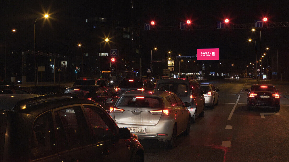 LAUKO MEDIA EKRANAS - „Baltijos prospektas“, Klaipėda