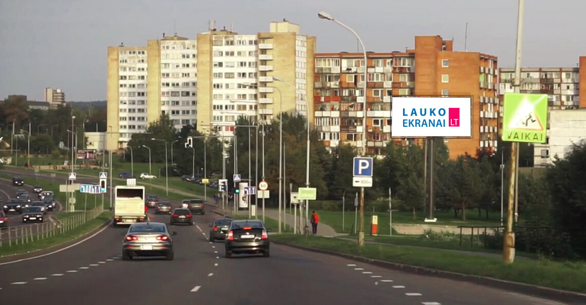 lauko media ekranas nuomai Compensa Vilniuje