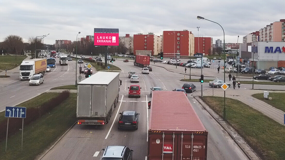 LAUKO MEDIA EKRANAS - „Šilutės plentas“, Klaipėda